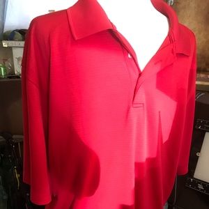 Tommy Armour red golf shirt